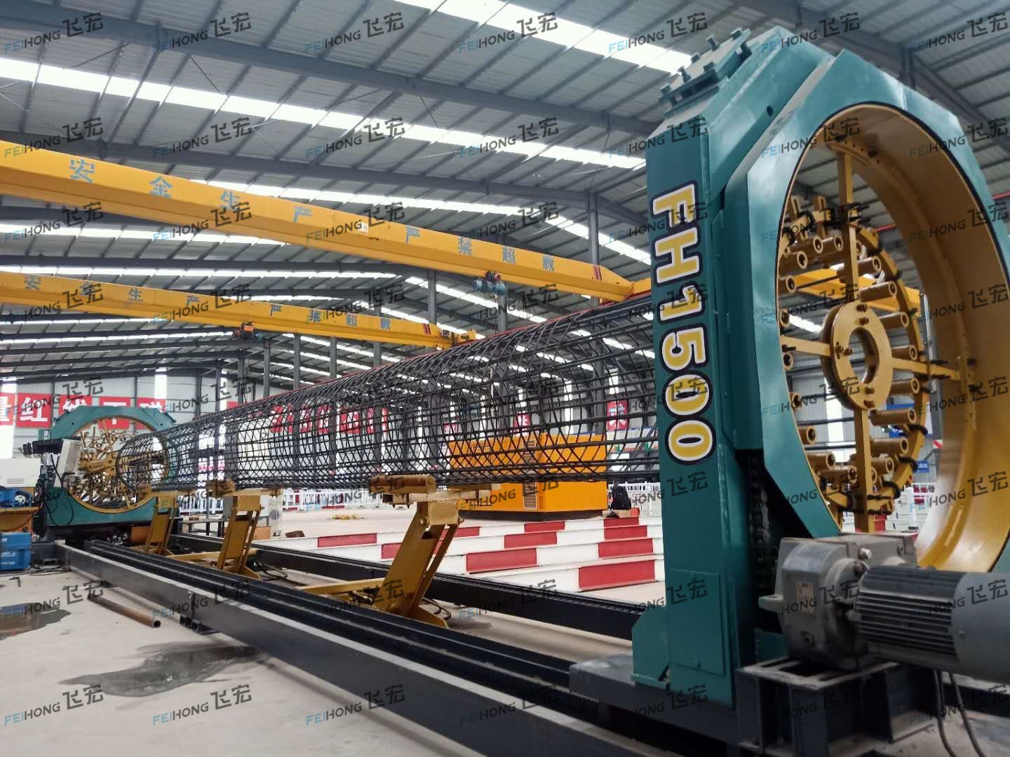 钢筋笼滚焊机进驻中铁上海局项目